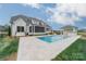 Luxury pool and patio area at 01 Mcfalls Dr, Indian Land, SC 29707