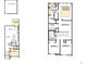 Two-story floor plan; features 3 bedrooms, 2.5 bathrooms, and a 2-car garage at 10115 Mamillion Dr, Huntersville, NC 28078
