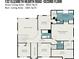 Layout of the second floor of the house with labels for each room at 132 Elizabeth Hearth Rd, Mooresville, NC 28115