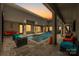 Private courtyard pool with ample seating, perfect for relaxation and entertaining in a luxurious outdoor space at 15700 Youngblood Rd, Charlotte, NC 28278