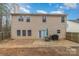 Backyard with outdoor seating and barbeque at 3302 Cole Mill Rd, Charlotte, NC 28270