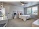Cozy bedroom with carpet, ceiling fan, and natural light at 375 Montibello Dr, Mooresville, NC 28117