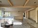 Unfinished kitchen space featuring island, range wall with a kitchen rendering overlay at 722 Hillside Ave, Charlotte, NC 28209