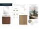 Powder bath design includes polished nickel plumbing and hardwood flooring at 722 Hillside Ave, Charlotte, NC 28209