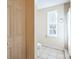 Clean bathroom with shower, tile floor, and window at 1295 Reservation Rd, Rock Hill, SC 29730