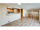Open dining area with kitchen views and hardwood floors at 1295 Reservation Rd, Rock Hill, SC 29730