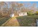Two storage sheds in a grassy backyard at 1295 Reservation Rd, Rock Hill, SC 29730
