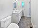 Clean bathroom with double vanity and updated fixtures at 153 Pattys Pl, Stony Point, NC 28678