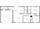 Layout showcases a practical floor plan with defined living, dining, kitchen, bedroom, and bathroom areas at 153 Pattys Pl, Stony Point, NC 28678