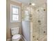 Updated bathroom with a large shower and window at 170 Sherwood Cir, Rock Hill, SC 29730