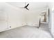 Spacious bedroom with gray carpet and ceiling fan at 170 Sherwood Cir, Rock Hill, SC 29730
