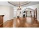 Bright and airy living room with hardwood floors and a cozy fireplace at 2008 Surefire Ct, Denver, NC 28037