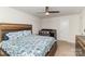 Cozy bedroom with a large bed and crib at 310 Black Rock School Rd, Cherryville, NC 28021