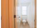 Full bathroom features a tile floor and a shower with a curtain at 712 Kenway Loop, Mooresville, NC 28117