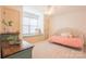 Cozy bedroom with a built-in window seat and a decorative bed frame at 712 Kenway Loop, Mooresville, NC 28117