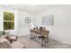Charming home office with built-in desk and large window at 11311 Magpie Ct # 2, Charlotte, NC 28215