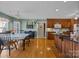 Traditional eat-in kitchen boasting beautiful wood cabinetry, stainless steel appliances, and hardwood floors at 144 Cameron Dr, Salisbury, NC 28147