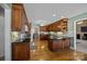 Spacious kitchen with wood cabinets, granite counters and stainless appliances at 144 Cameron Dr, Salisbury, NC 28147