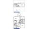 Detailed floor plan showcasing layout of the home's two floors, including bedrooms, kitchen, and living areas at 160 Swann Rd # 6, Statesville, NC 28625