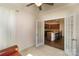 Office featuring glass door access to the kitchen area at 184 Flat Rock Dr, Denver, NC 28037