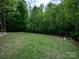 Spacious backyard with well maintained lawn and wooded perimeter at 2000 Patio Ct # 101, Charlotte, NC 28205