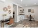 Stylish living room showcasing hardwood floors and an adjacent kitchen area at 2000 Patio Ct # 101, Charlotte, NC 28205