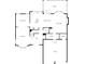 First floorplan featuring a living room, dining room, kitchen, Gathering room, and garage at 2650 Whisper Ridge Ln, Matthews, NC 28105