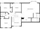 Second floorplan including bedrooms, bathrooms, walk-in closet, and access to open space below at 2650 Whisper Ridge Ln, Matthews, NC 28105