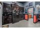 Custom bar area featuring Harley Davidson decor and plenty of cabinet space at 47997 Wagoner Rd, Richfield, NC 28137