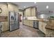 Well-appointed kitchen with stainless steel appliances and granite countertops at 47997 Wagoner Rd, Richfield, NC 28137
