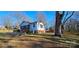 View of the home's backyard with fencing at 7219 Brynhurst Dr, Charlotte, NC 28210