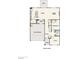 First floor plan showcasing a two-bay garage, kitchen, dining area, and spacious great room at 821 Hallman Branch Ln, Lincolnton, NC 28092