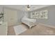 Charming bedroom with double doors and window with shutters at 10811 Old Tayport Pl, Charlotte, NC 28277