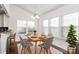Bright dining area with natural light and stylish furniture at 1686 Scarbrough Sw Cir, Concord, NC 28025