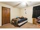 Small bedroom with a double bed and wood flooring at 178 Brady Circle Rd, Statesville, NC 28625