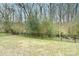 Fenced backyard with mature trees at 234 Candle Nw Ct, Concord, NC 28027