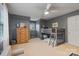 A cozy bedroom featuring a bunk bed, dresser, window, and chair for lounging at 2370 Old Mountain Rd, Statesville, NC 28625
