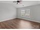 Bedroom featuring a ceiling fan and natural light from a window at 3553 Calpella Ct, Charlotte, NC 28262