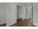 Walk-in closet featuring double doors and wire shelving at 3553 Calpella Ct, Charlotte, NC 28262