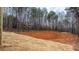 Spacious backyard features both grass and red clay sections, perfect for landscaping at 3722 Thompson St, Newton, NC 28658