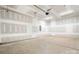 Spacious unfinished garage with concrete floors and white walls at 3722 Thompson St, Newton, NC 28658