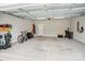 Spacious garage with a sealed concrete floor and an overhead garage door at 4228 Legacy Dr, Denver, NC 28037