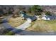 Aerial view of a charming single-Gathering home, highlighting its spacious yard and prime location in neighborhood at 5324 Stonewood Dr, Hickory, NC 28602