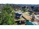 High angle view of the home's backyard, deck, yard and location in the community at 5324 Stonewood Dr, Hickory, NC 28602