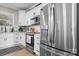 Kitchen featuring stainless steel appliances and white cabinets at 5324 Stonewood Dr, Hickory, NC 28602