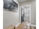 Inviting laundry room entry with light walls and a motivating 'so did' decorative sign on the adjacent wall at 5324 Stonewood Dr, Hickory, NC 28602