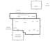 Floor plan showing the layout of the first floor, including the living spaces and bedrooms at 608 Picketts Cir, Indian Trail, NC 28079