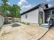 Beautiful backyard with a concrete patio, hammock under a pergola, and a privacy fence at 817 Digby Rd, Rock Hill, SC 29730