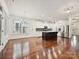 Bright kitchen with large island, stainless steel appliances, and hardwood floors at 817 Digby Rd, Rock Hill, SC 29730