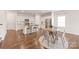 Modern kitchen with a dining table and seating perfect for Gathering gatherings at 8500 Union Central Ct, Waxhaw, NC 28173